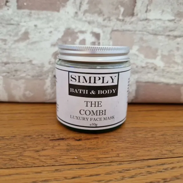 LUXURY FACE MASK - THE COMBI (COMBINATION SKIN) ORGANIC & NATURAL