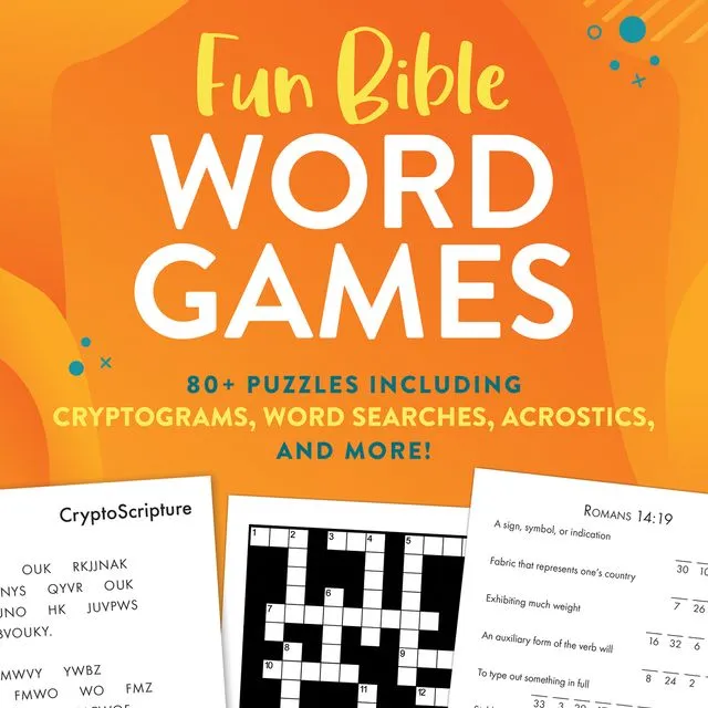 93468 Fun Bible Word Games Large Print