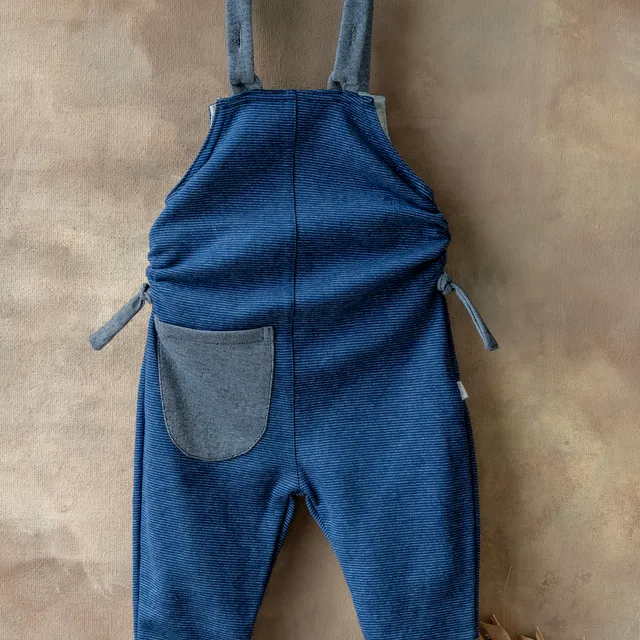 Expandable Dungarees (Blue Agate) 1-3yrs