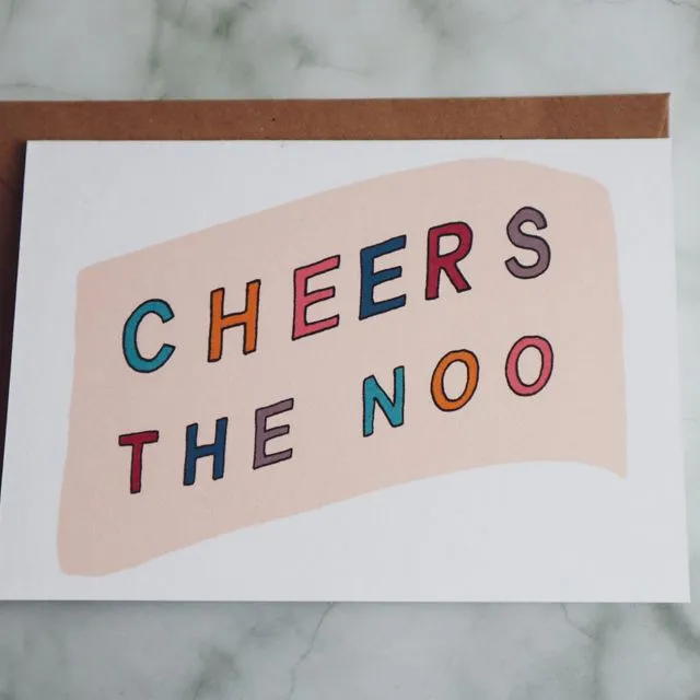 Scottish Thank You Card - Cheers the noo