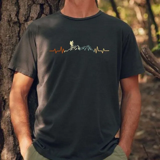Mountain Hiking Graphic Printed T-Shirt