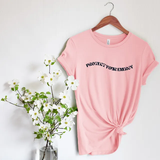 Protect your energy women t-shirt - Pink