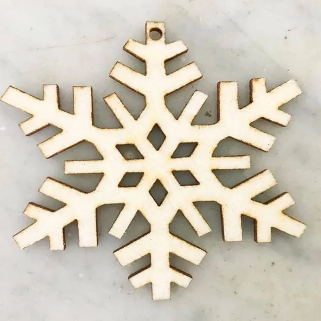 Felt Snowflake Ornament