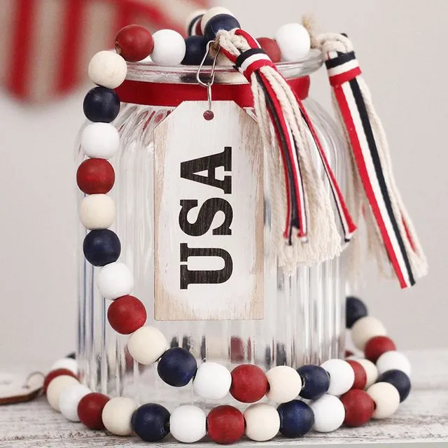 Independence Day Party Hanging Beads Chain