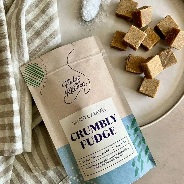 Sea Salted Caramel Crumbly Fudge Pouch
