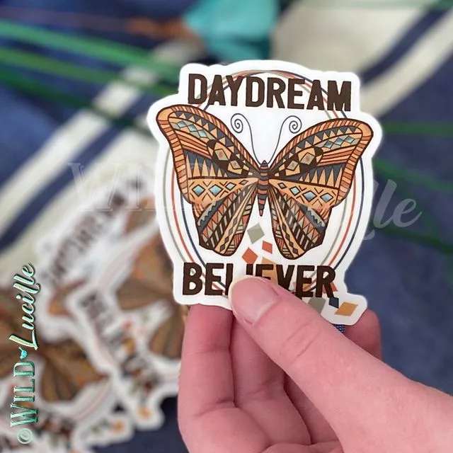 Daydream Believer Boho Butterfly - Vinyl Sticker Decals
