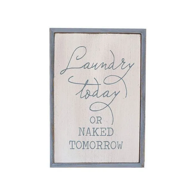 Samll Laundry Room Decor Wood Sign Plaque,Home Decor