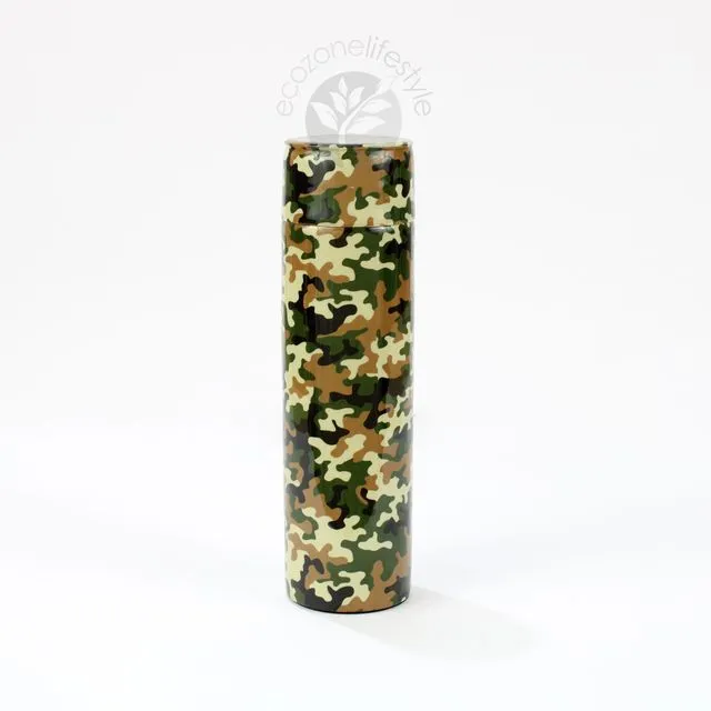 ELCOBRE PREMIUM LIMITED EDITION PRINTED COPPER BOTTLE - CAMOUFLAGE 500 ML