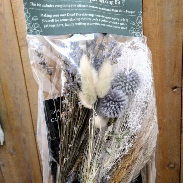 DIY Dried Floral Bouquet Kit Craft Kit boho pampas grass
