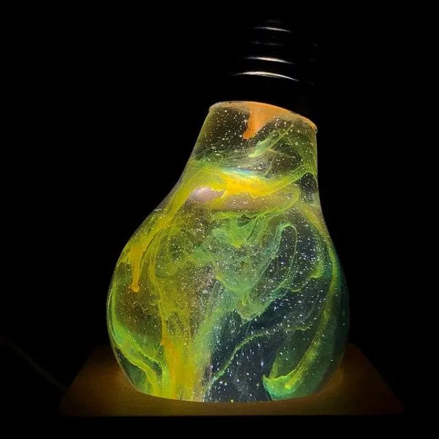 Eplight Pollock Inspired Illumination - Galaxy Bulb (Glow in the Dark)