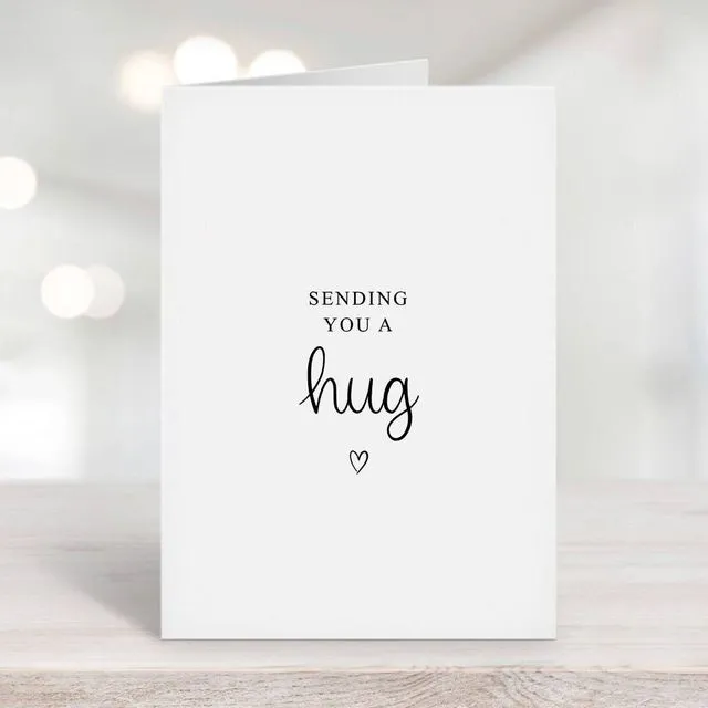 Sending You A Hug Card