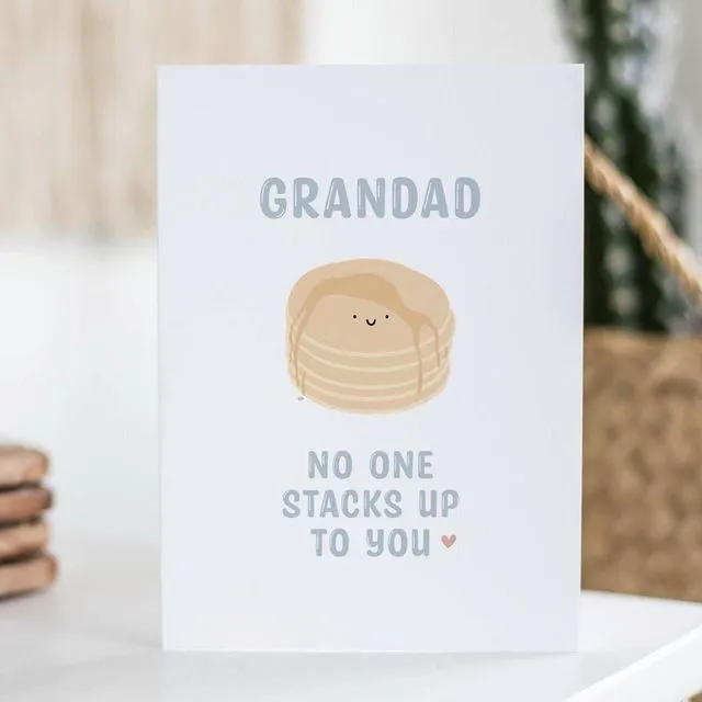 Grandad No One Stacks Up To You Card