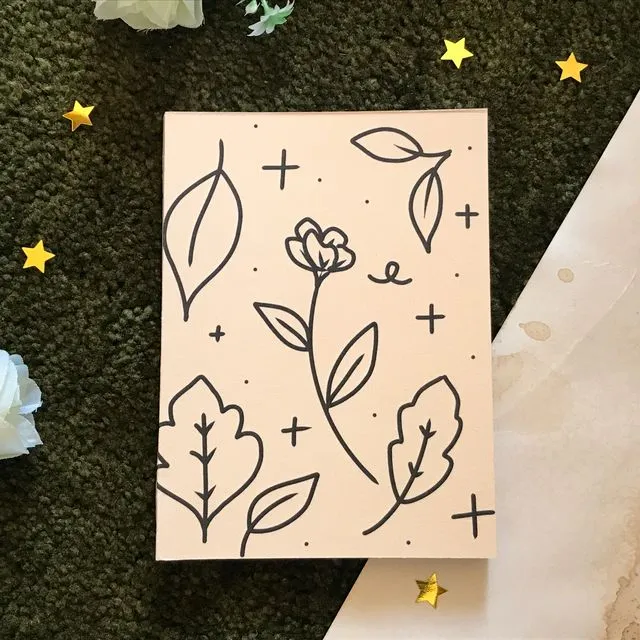 Simple Flower, Pocket Journal