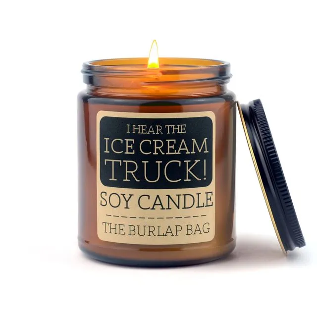 I Hear the Ice Cream Truck! - Soy Candle 9oz