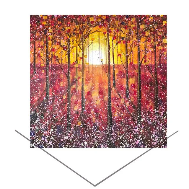 Magical Trees Greeting Card