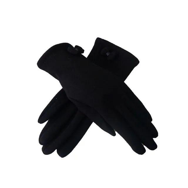 Tamsin bow glove - Black