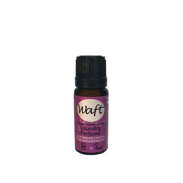 Waft Laundry Perfume |Tropical Flowers Scent | 10ml (20 Wash)