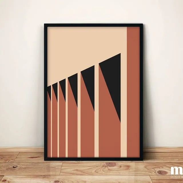Bauhaus Architecture: Sunset | Art Print | No. 001