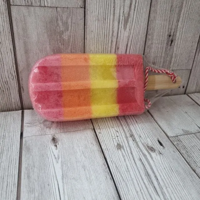 Fruit Salad Ice Lolly Soap Sponge