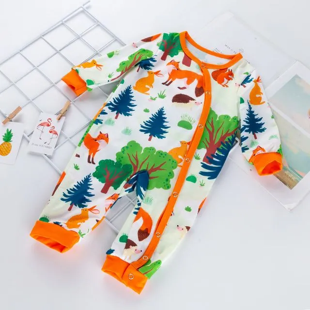 Autumn and Winter Baby Long Sleeve Onesie
