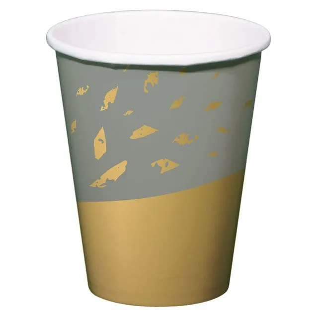 Disposable Cups Golden Dawn 250 ml - 8 pieces