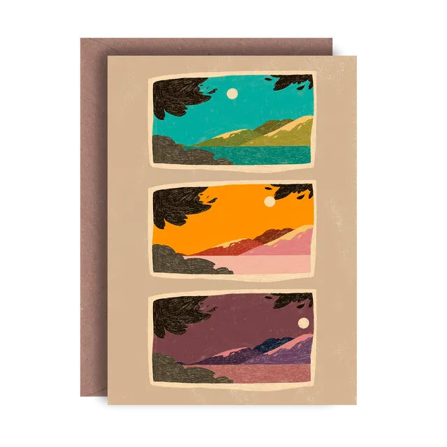 Island Phases Greeting Card
