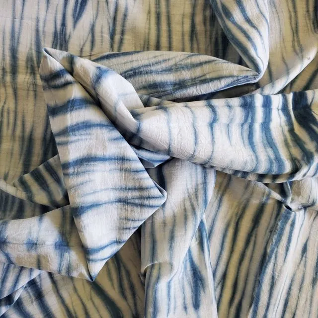 Indigo  Ridge Cotton Fabric