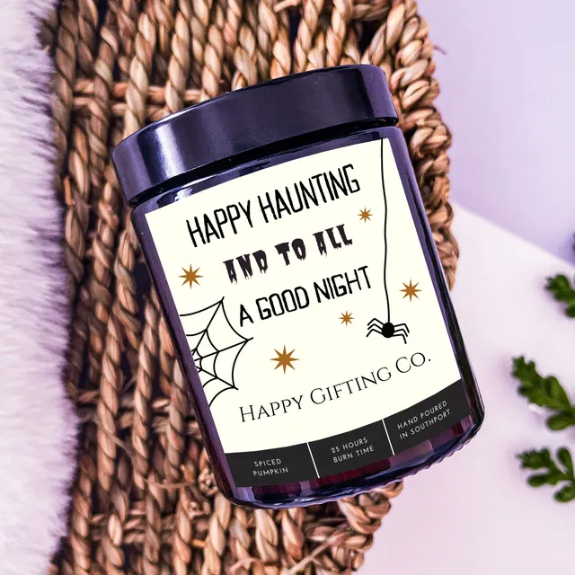 Happy Haunting Apothecary Candle