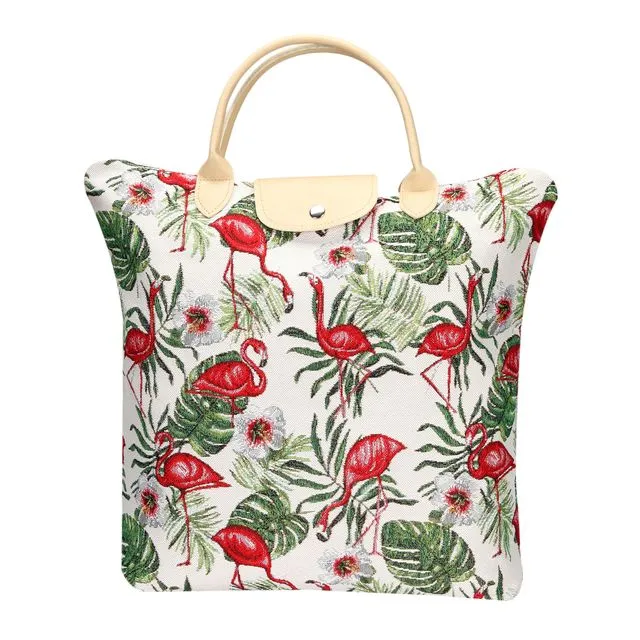Flamingo - Foldaway Bag