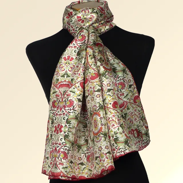 Women Silk Scarf Art Nouveau Collection
