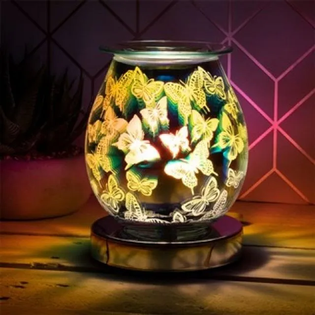 Desire Aroma Lamp Silver Butterfly