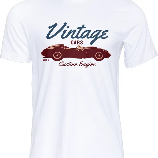 Vintage Custom Engine - White - 02147