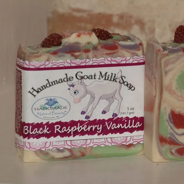 Goat Milk Soap | Black Raspberry Vanilla