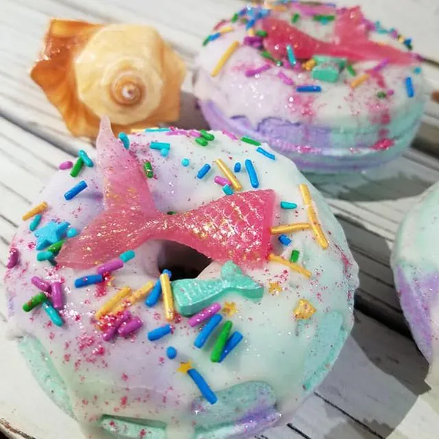 Bath Bomb Donut | Mermaid Tail