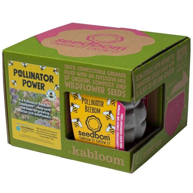 Pollinator Power 4 Pk Seedbom Gift Set - Pack of 16
