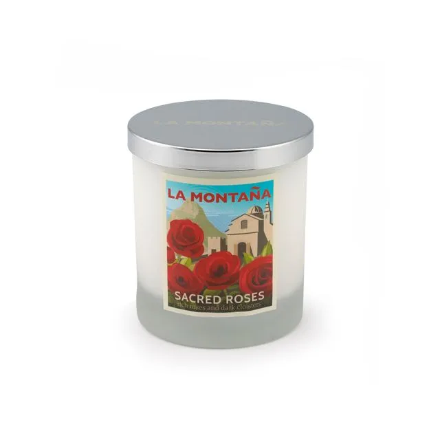 Sacred Roses Scented Candle - 220gms