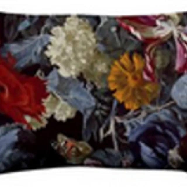 Ashmolean Tumbling Rose Outdoor Cushion