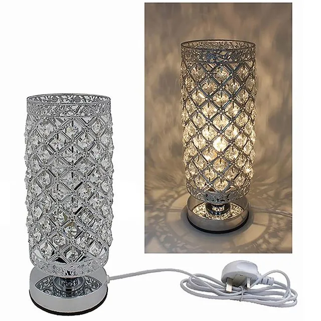 Aroma Crystal Silver Tube Fragrance Lamp