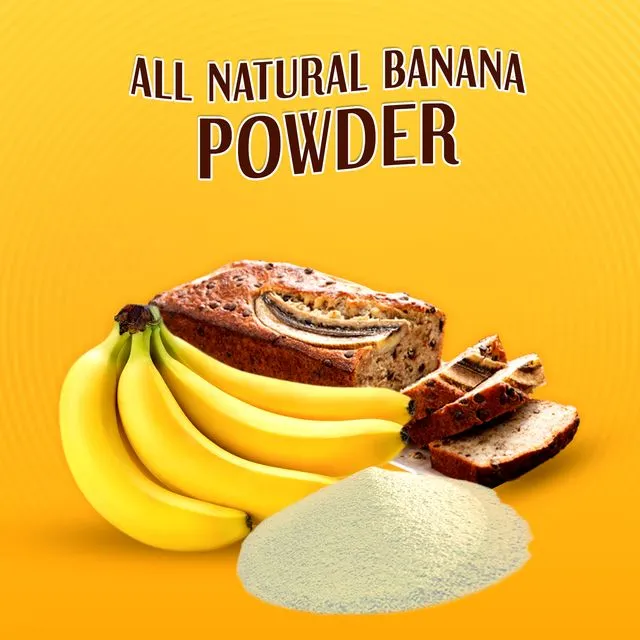 100% Natural Banana Fruit Powder, 2 LB (Bulk)
