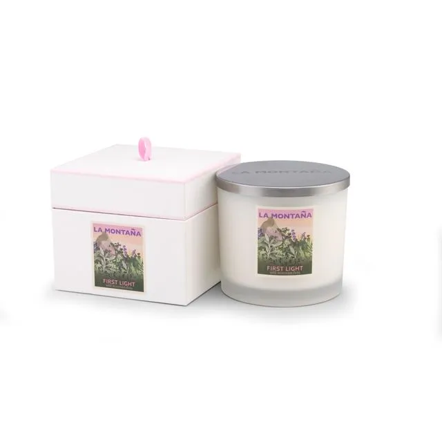 First Light Three-Wick Scented Candle - 650gms