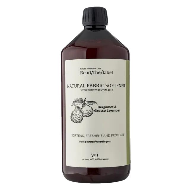 Natural Fabric Softener 1000ML -Bergamot & Grosso Lavender-"