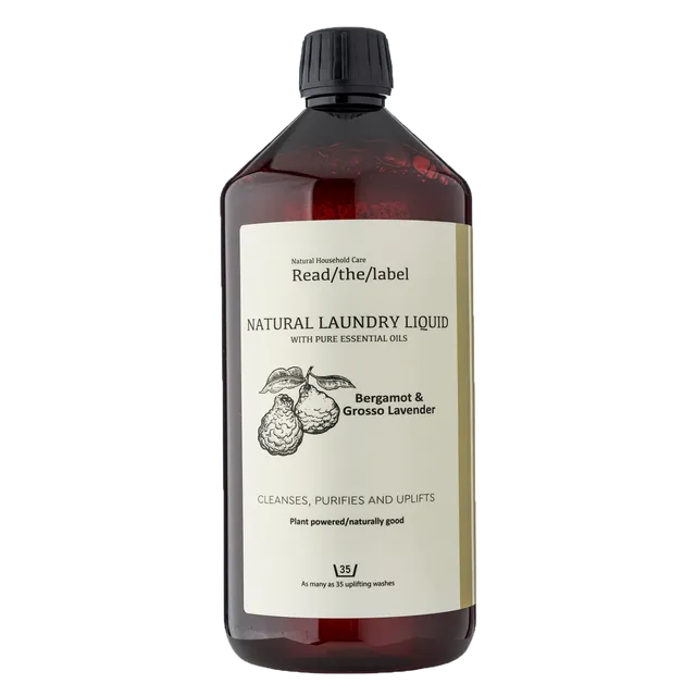 Natural laundry Liquid-Bergamot and Grosso Lavender