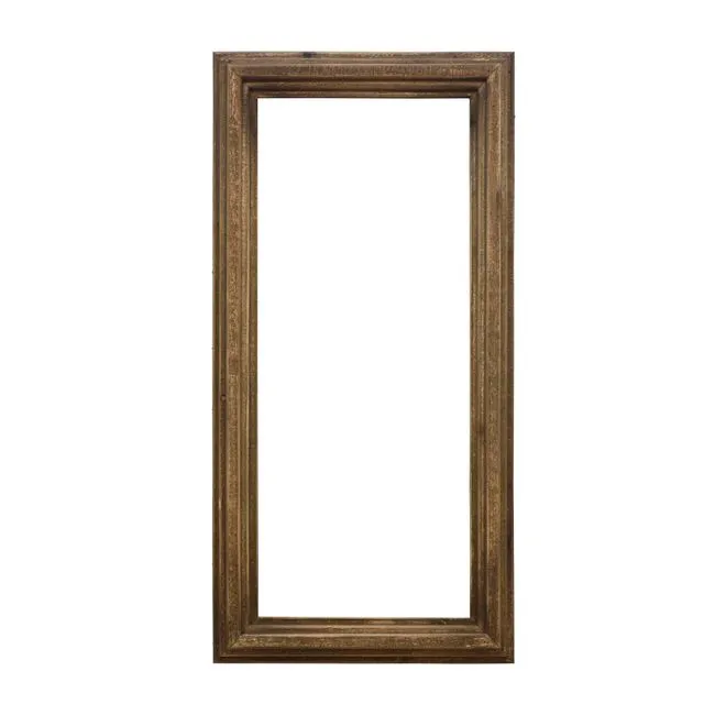 Rectangular Wood Framed Wall Mirror,16”x 32”