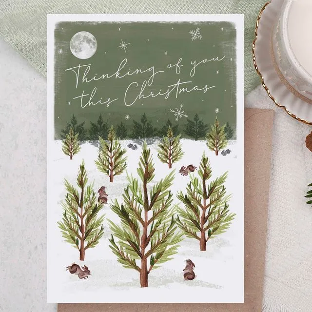 Christmas Card | Thinking of You Holiday Greeting Card