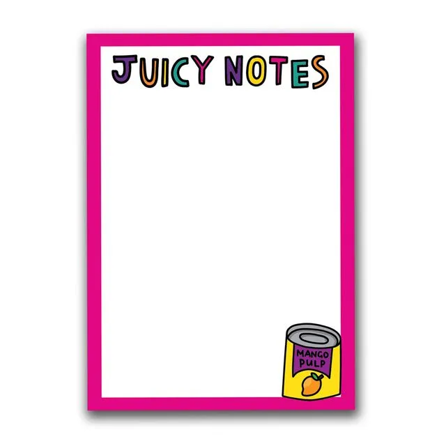 Juicy Notes – A6 Memo pad / Listpad / Notepad