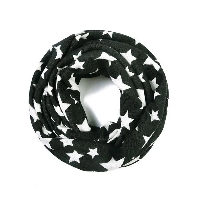 Black star snood/headband change to face covery