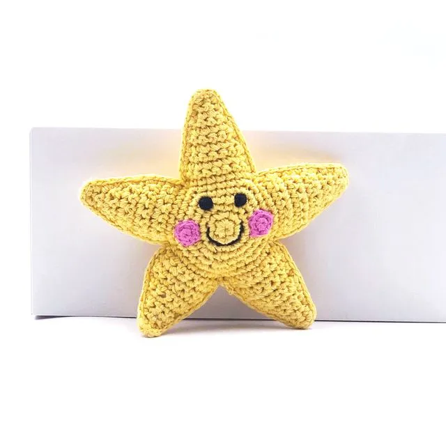 Christmas gift handmade Friendly rattle star