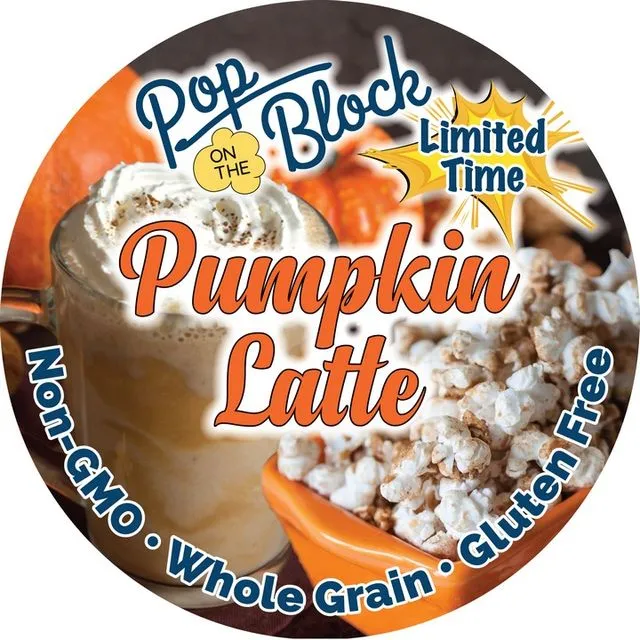 Pumpkin Latte' Popcorn 3.5cup