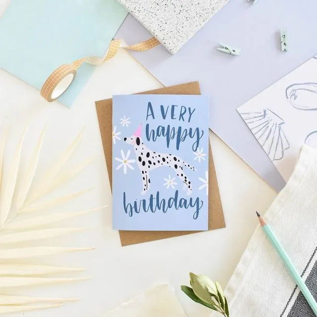 A6 Greeting Cards - A Very Happy Birthday