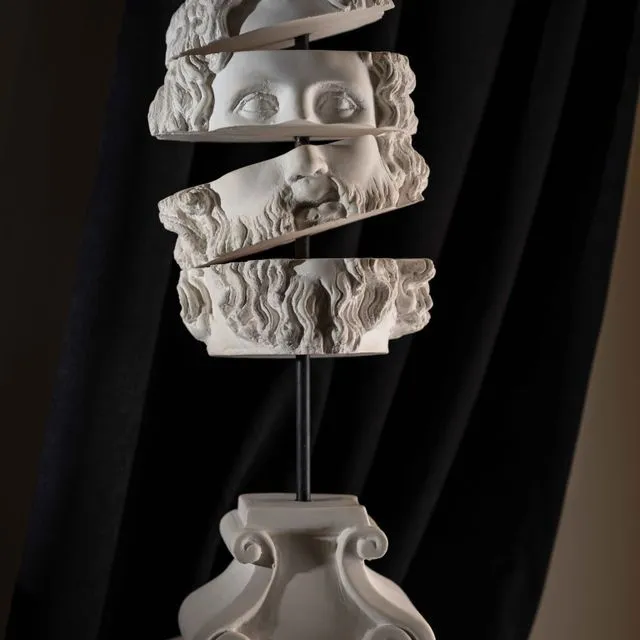 Zeus of Olympus Modern Sculpture for Home Decor